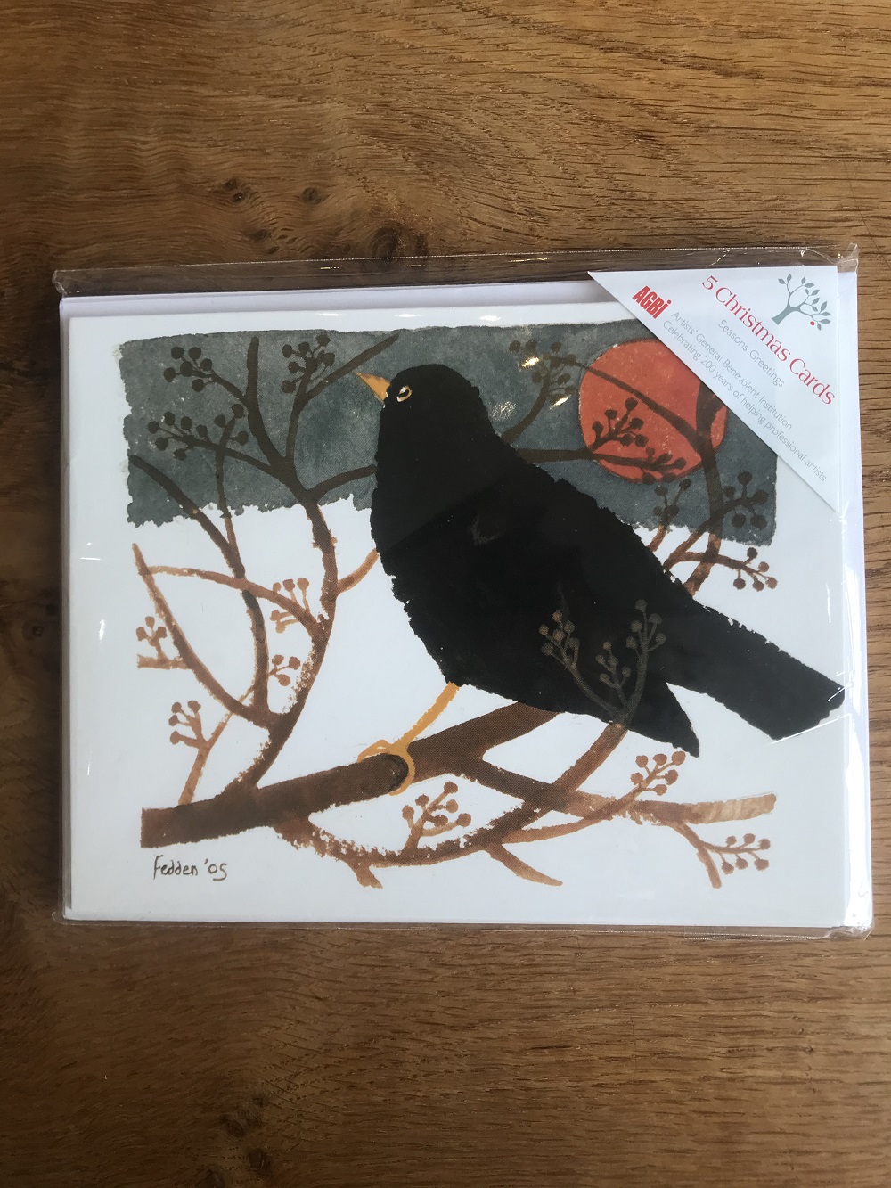 Blackbird in the Snow - Multipack of 15 Christmas cards